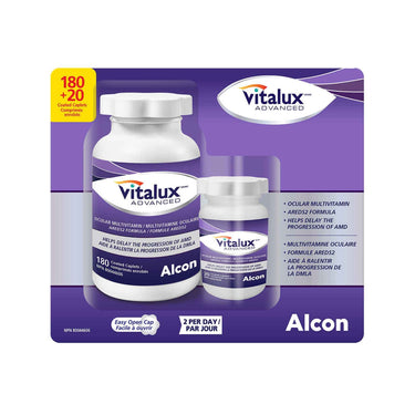 Image of Vitalux Advanced Ocular Multivitamin Coated Caplets 200-Pack - 1 x 485 Grams
